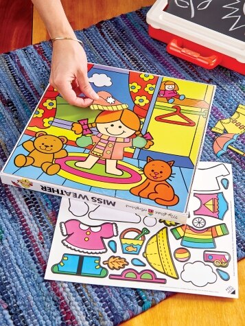 Miss Weather Colorforms Playset