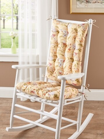 Never-Flatten Tufted Rocker Chair Cushion Set, In 2 Sizes