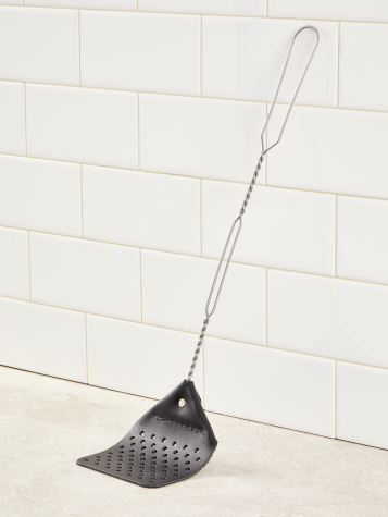 Leather Fly Swatter In Black