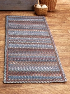 Northshire Multicolor Braided Wool Rectangle Runner