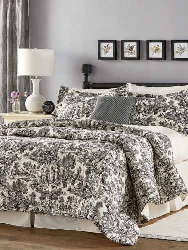 Classic French Toile Comforter Decorative Cotton Comforter