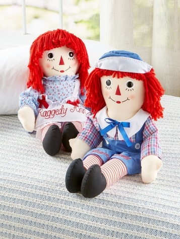 Tall Raggedy Ann and Andy Dolls