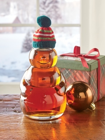 Grade A Amber Vermont Maple Syrup Chester the Snowman Gift Bottle