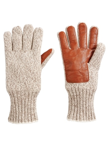 Genuine Leather Ragg Wool Gloves Vermont Country Store