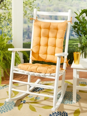 Porchside Never-Flatten Indoor/Outdoor Rocker Chair Cushion Set