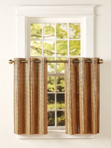 Bamboo curtain panels deals