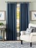 Solid Cotton Duck Tab Top Curtains