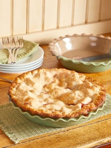 Ceramic Pie Plate Handmade in USA