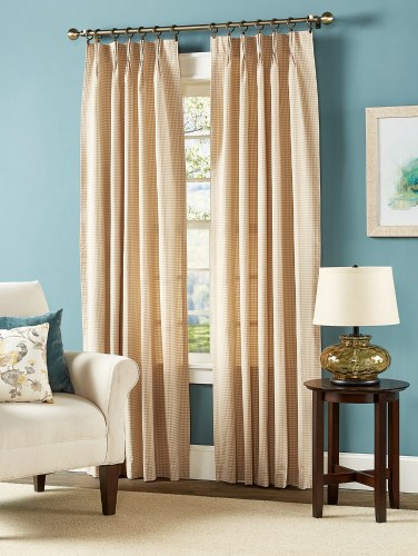 pinch pleat curtains for wide windows