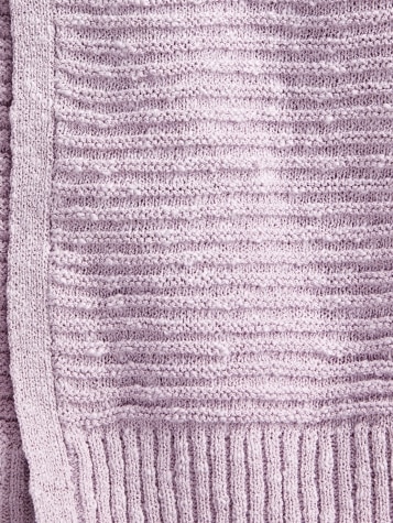 Women's Cotton Slub-Knit Cardigan