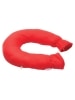 U-Shaped Rubber Hot Water Bottle With Fleece Cover