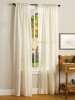 Striped Semi-Sheer Rod Pocket Curtains