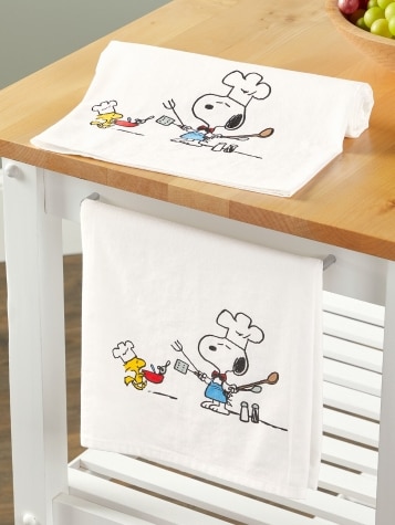 Peanuts Flour Sack Towel, Chef Snoopy
