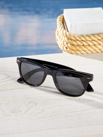 Men's Wayfarer Sunglasses Polarized Black
