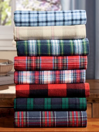 plaid flannel sheets full