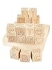 Wooden ABC Blocks With Tray