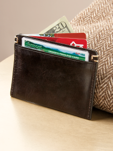Men's Leather ID and Cardholder