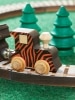 Vermont-Made Hardwood Maple Safari Wooden Train Set