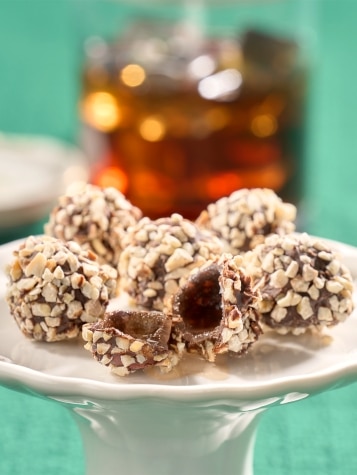 Whiskey-Filled Chocolate Nut Bonbons