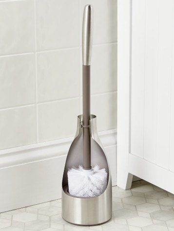 Stainless Steel Toilet Brush and Caddy