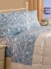 Lanz Sleeping Moon And Stars Portuguese Cotton Flannel Sheet Set