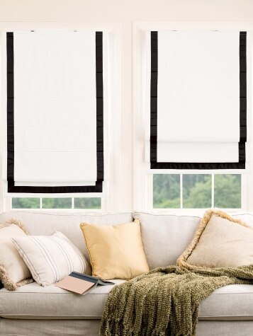 Cordless Roman Shade Blackout Shade Decorative Shade