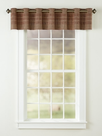 Grommet Top Bamboo Valance
