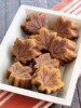 Mini Cakes made with the Maple Leaf Cakelet Pan