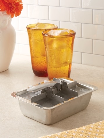 Large Square Stainless Steel Ice Cube Tray