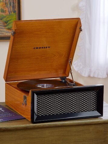 Original Crosley Record Player, Crosley Wooden Case Record Player