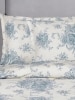 Toile Cotton Comforter Cover and Pillow Sham Set