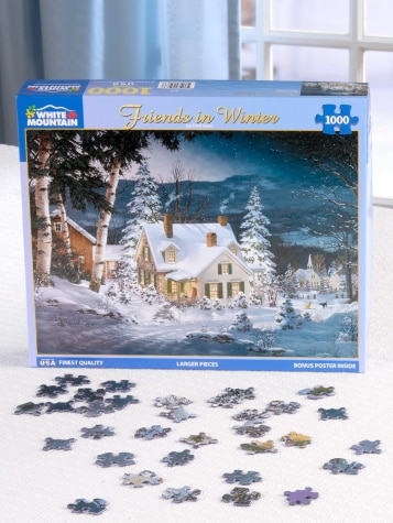 Friends in Winter Jigsaw Puzzle, 1000 Piece
