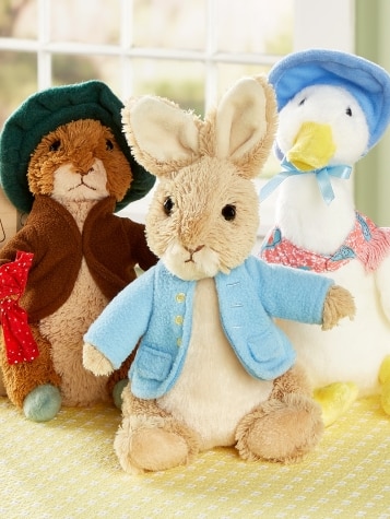 Peter Rabbit, Benjamin Bunny, or Jemima Puddle-Duck Plush Pal