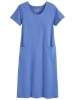 M.MAC Solid Mid-Length Cotton Knit Dress With Pockets