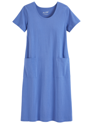 M.MAC Mid-Length Scoop Neck Dress With Pockets