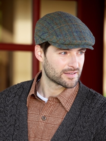 Irish Wool Tweed Vintage Cap