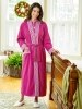 Women's Eileen West Forget-Me-Not Flannel Robe