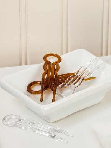 Magic Grip Hairpins Tortoiseshell And Clear