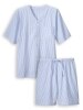 Men's Classic Stripe Cotton Seersucker Short Pajamas
