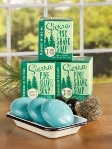 Sierra Pine Shave Soap, 3 Bars