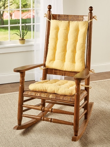 Mountain Weave Never-Flatten Rocker Chair Pad Set, In 2 Sizes