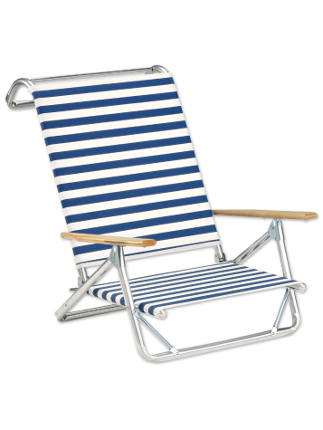 Original Beach Chair with Wood Arms