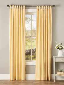 Gold Country Weaver's Cloth Tab Top Curtains