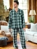 Button Portuguese Cotton Flannel Pajamas for Men
