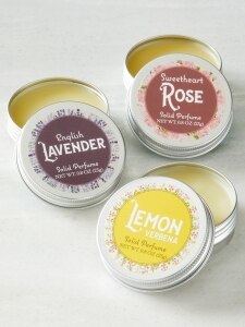 Solid Perfume Tin, In 3 Scents