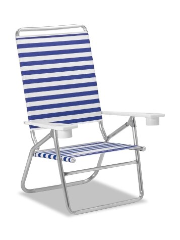 High-Boy Beach Chair With Cup Holder