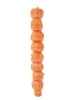 Stacked Pumpkin Taper Candle, Set of 2