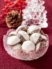 Chocolate Dipped Peppermint Meringues With Sprinkles