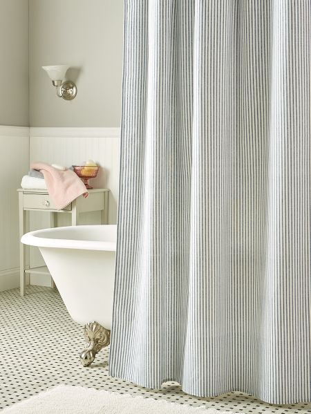 Heavy Duty Cotton Duck Shower Curtain