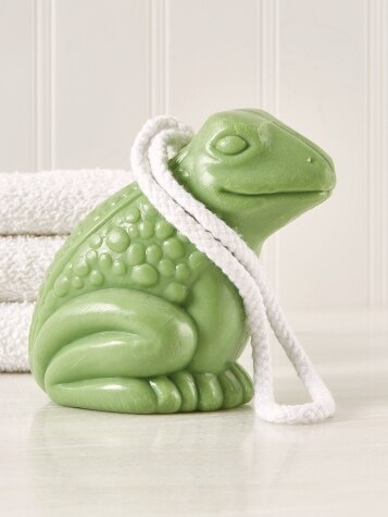 Animal Pals Soap-on-a-Rope Bergamot Lime Frog